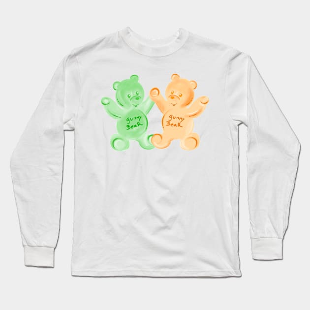 hugging bears Long Sleeve T-Shirt by Aurealis